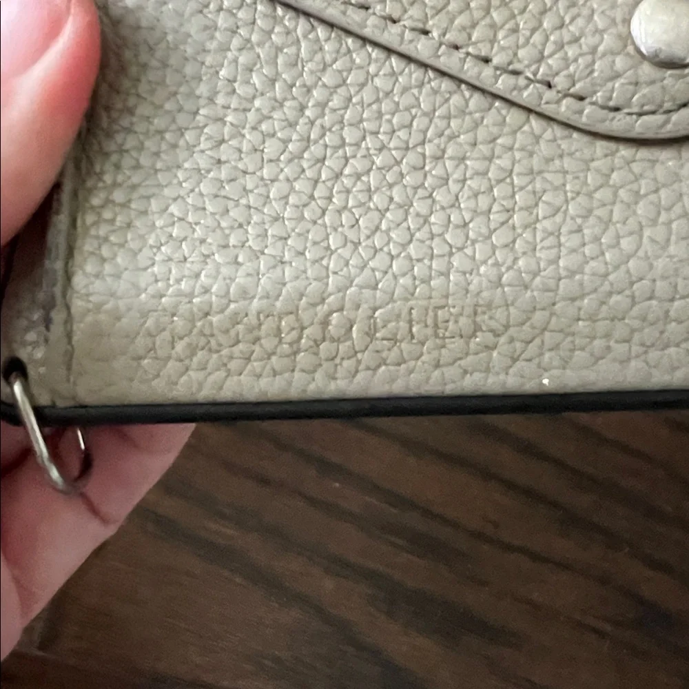 BANDOLIER Tan Crossbody Phone Holder fits iPhone 13 Pro-no strap